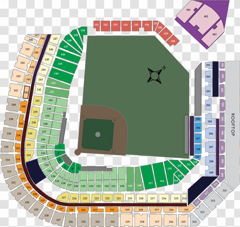 Coors Field Guaranteed Rate Colorado Rockies Wrigley Angel Stadium - Baseball Transparent PNG