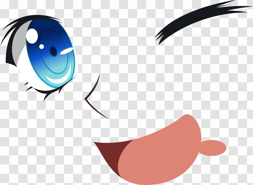 Eye Facial Expression Mouth Smile Face - Flower Transparent PNG