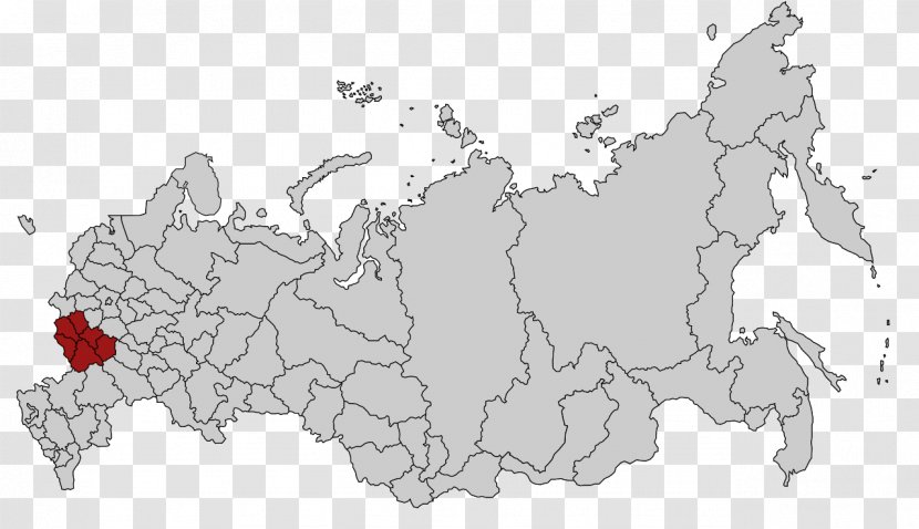 Republics Of Russia Mari El Federal Subjects Oblasts Jewish Autonomous Oblast - Map Transparent PNG