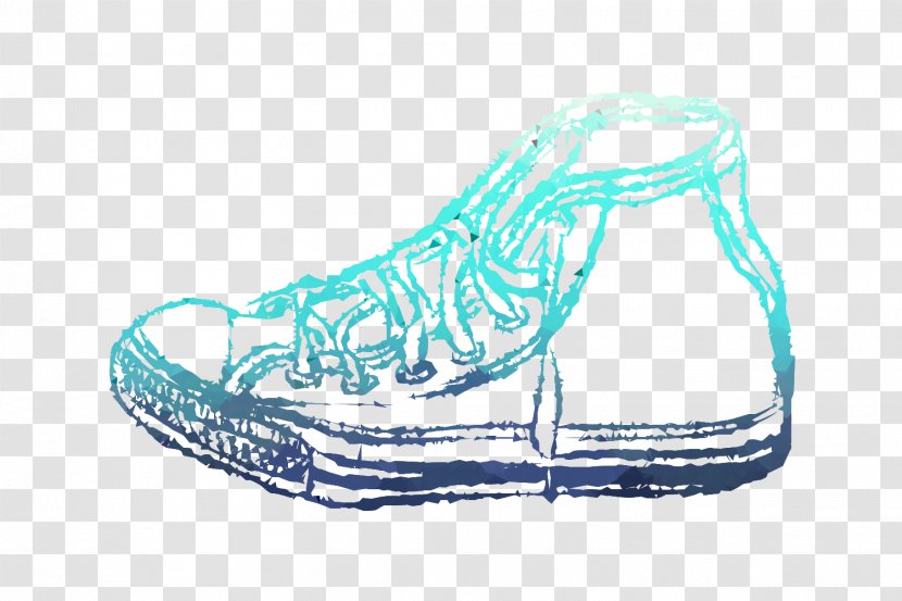 Sports Shoes /m/02csf Drawing Pattern - Sneakers - Aqua Transparent PNG