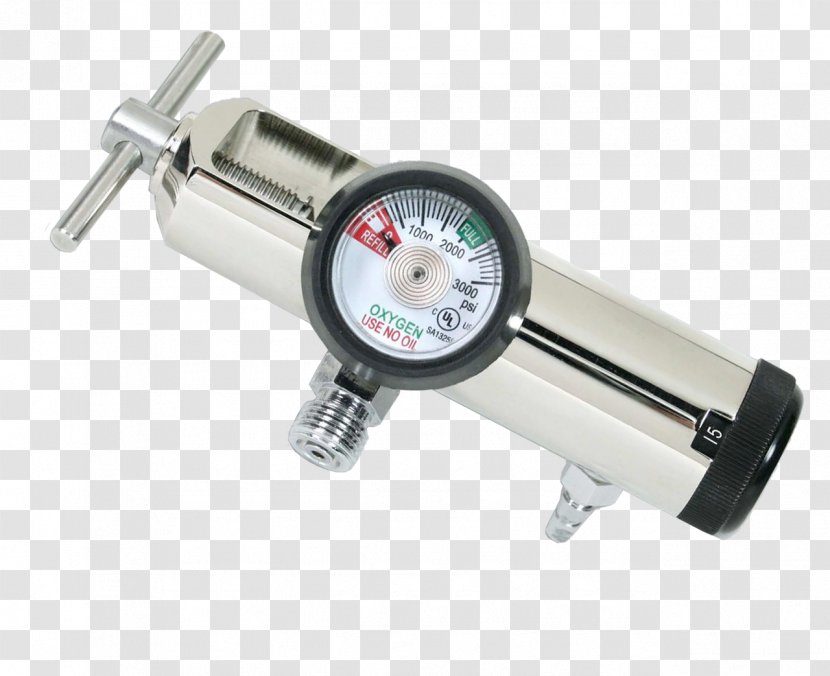 Pressure Regulator Oxygen Tank Nebulisers - Hardware Accessory Transparent PNG