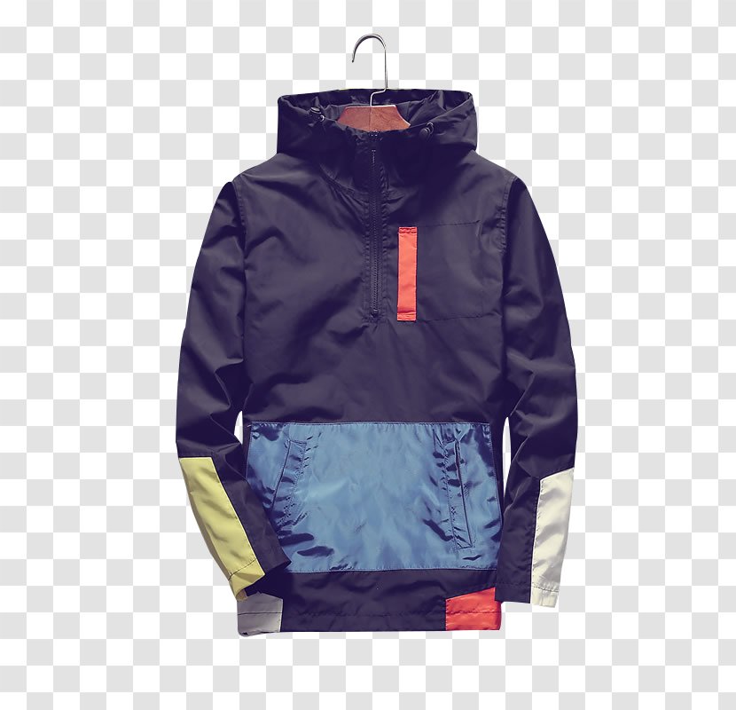 Hoodie Flight Jacket Windbreaker Outerwear - Clothing Transparent PNG