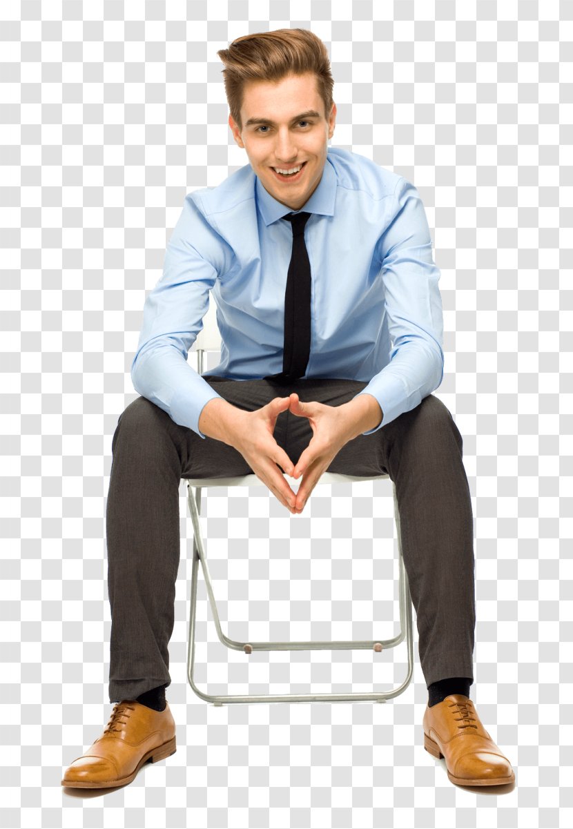 Sitting Stock Photography Drawing Royalty-free - Businessperson - Man Transparent PNG