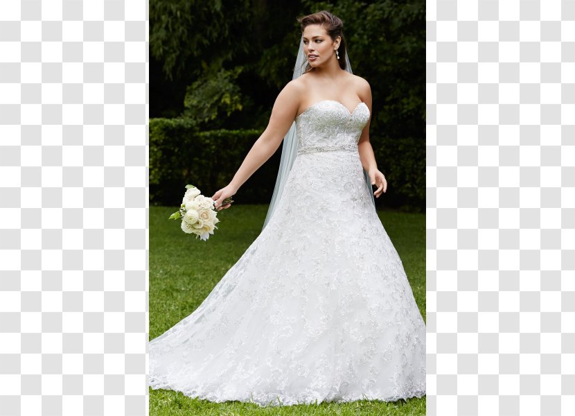 Wedding Dress Bride Plus-size Model - Tree Transparent PNG
