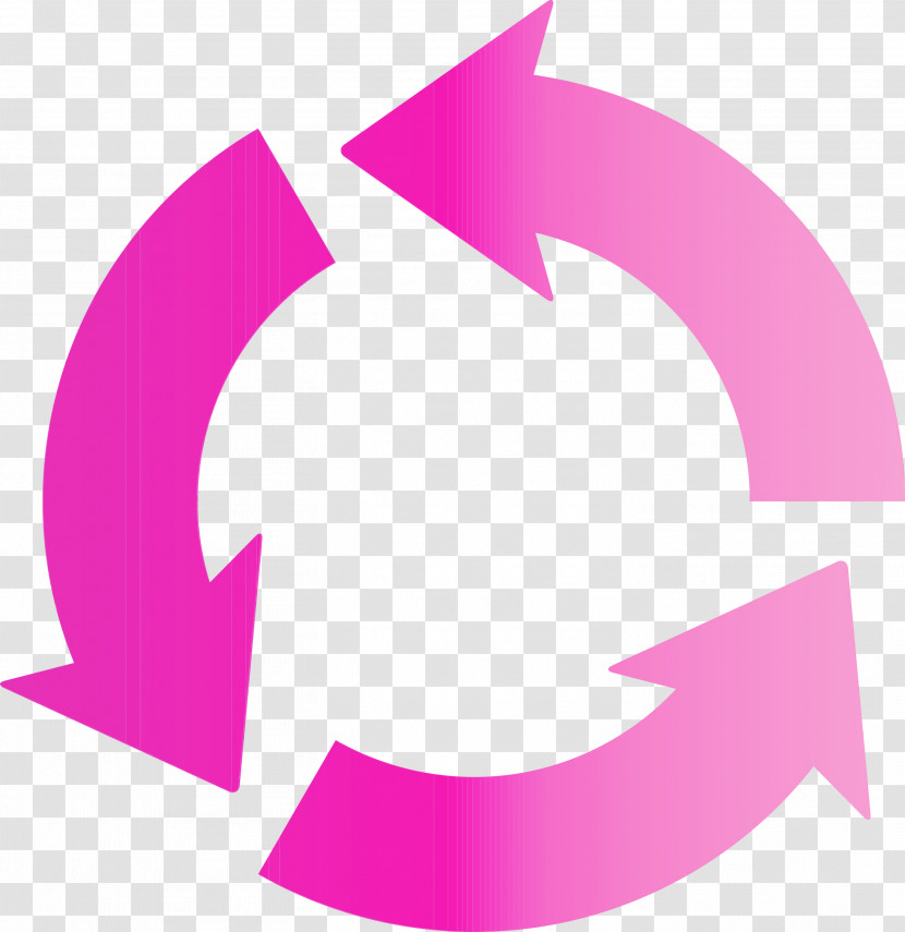 Pink Logo Circle Symbol Magenta Transparent PNG