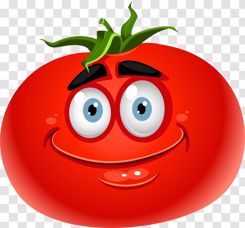 Tomato Vegetable Smiley Emoticon Clip Art - Smile Transparent PNG