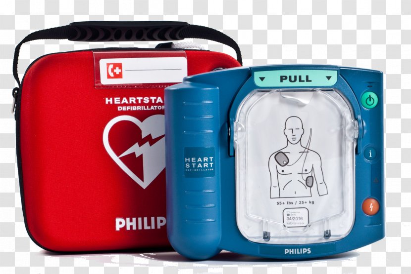 Automated External Defibrillators Defibrillation Philips HeartStart AED's Cardiopulmonary Resuscitation - Heart - Defibrillator Transparent PNG