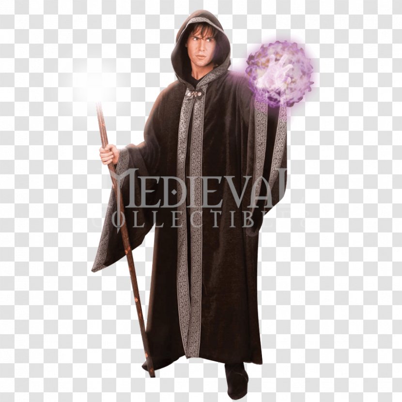 Robe Cloak Hood Cape English Medieval Clothing - Textile Transparent PNG