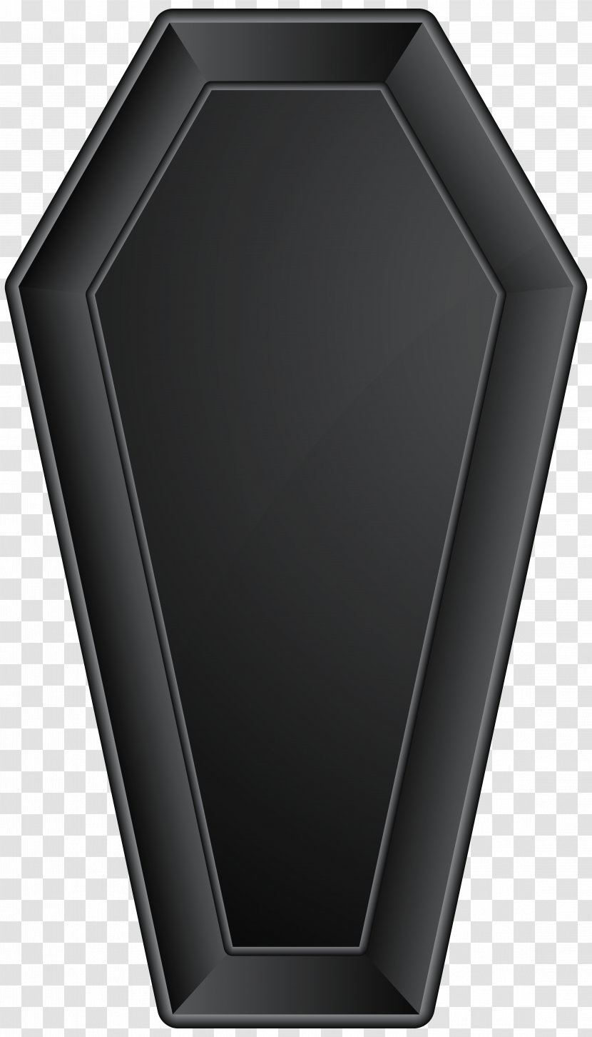 Rectangle Product Font - Flower - Black Coffin Clip Art Image Transparent PNG