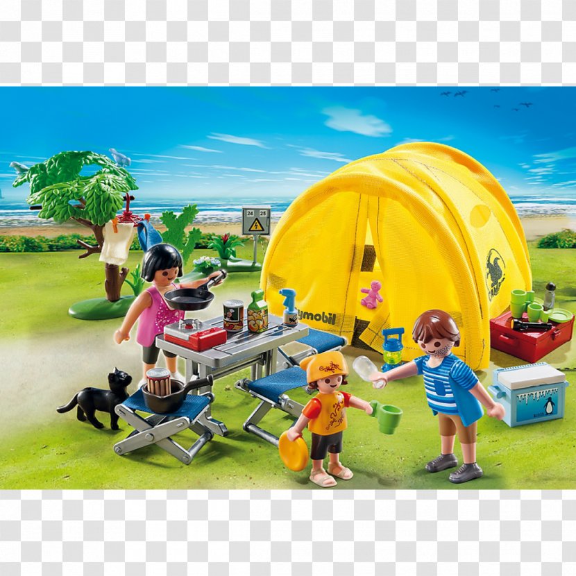 Playmobil Hamleys Toy Tent Playset - Family - Camping Transparent PNG