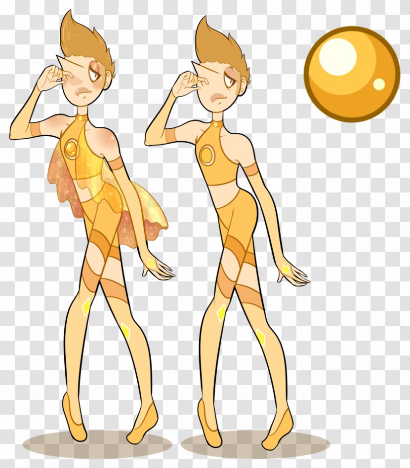 Yellow Pearl Gemstone Citrine Ametrine - Steven Universe Transparent PNG