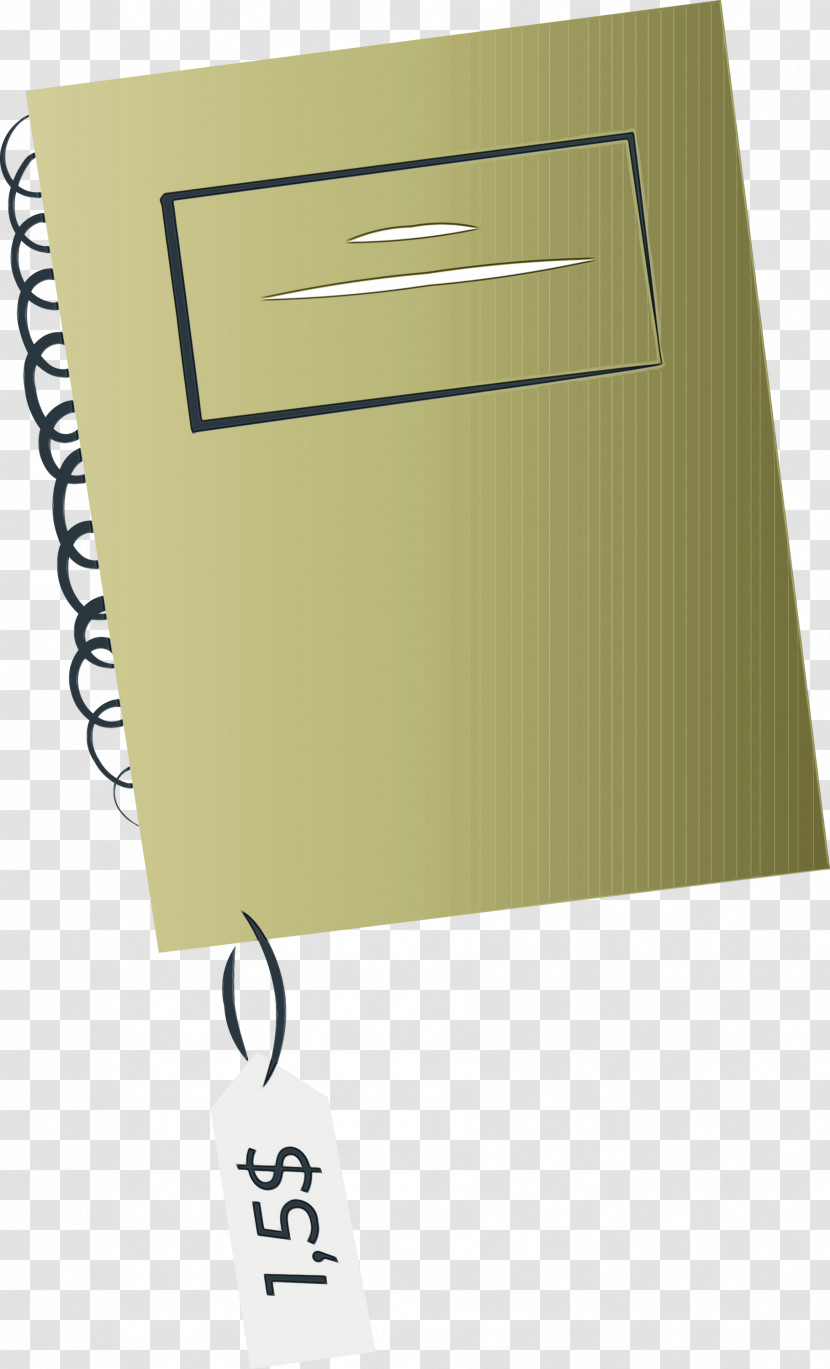 Paper Angle Line Yellow Meter Transparent PNG
