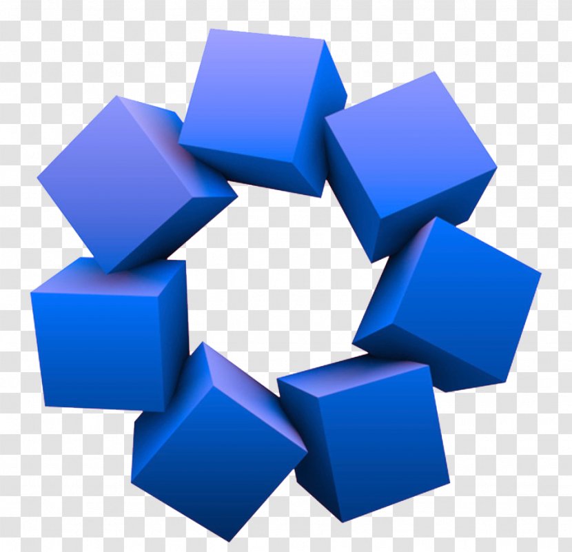Three-dimensional Space Cube Illustration - Royaltyfree - Circle Square Vector Transparent PNG
