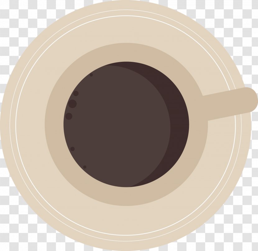 Circle - Cup - Coffee Vector Transparent PNG