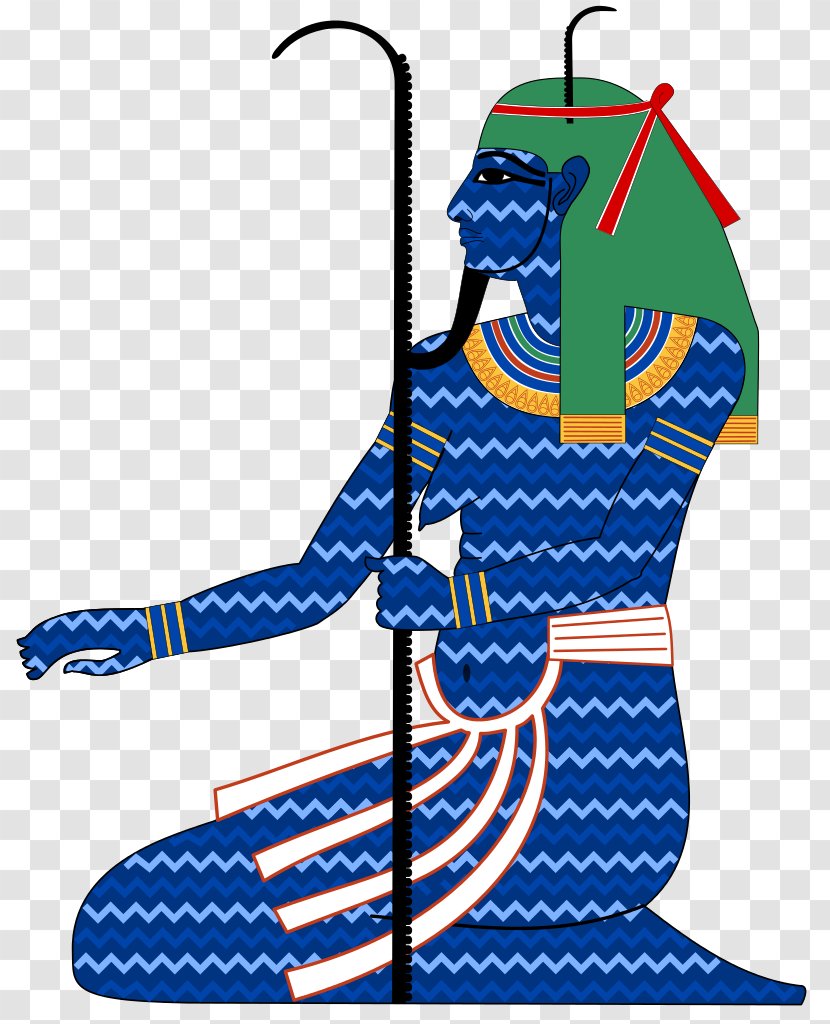 Ancient Egyptian Religion Nu Deity Deities - Electric Blue - Gods Transparent PNG