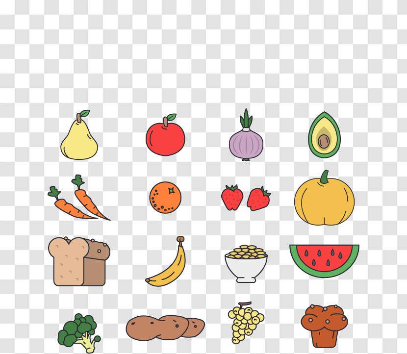 Fruit Vegetable Auglis - Aedmaasikas - Hand Drawn Fruits And Vegetables Transparent PNG