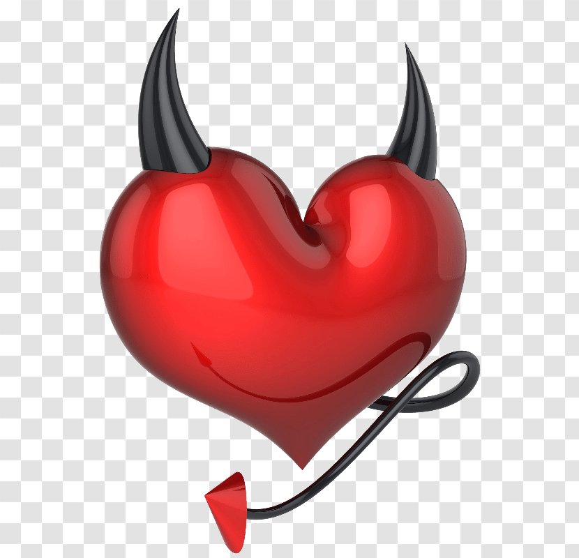 Heart Love Devil Clip Art - Flower Transparent PNG