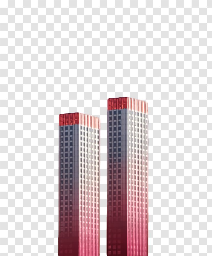 Skyscraper Pink Human Settlement Tower Block Architecture - Magenta - Commercial Building Condominium Transparent PNG