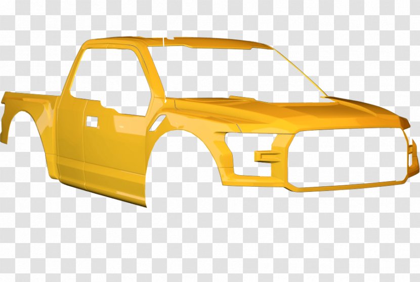 Car Door Bumper Automotive Design Truck Bed Part - Vehicle - Shiny Yellow Transparent PNG