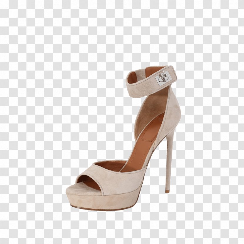 Sandal Platform Shoe Suede High-heeled Transparent PNG