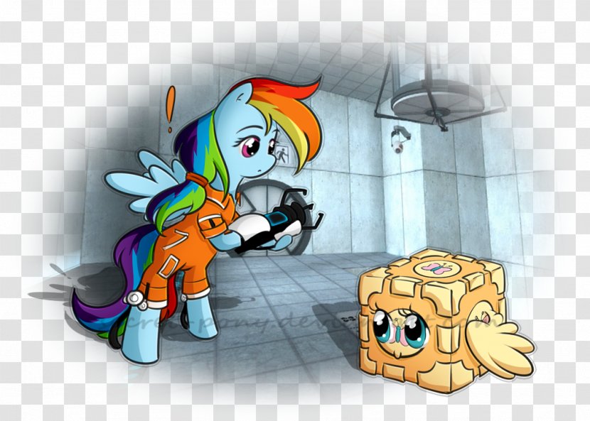 Rainbow Dash Portal 2 Them's Fightin' Herds Pinkie Pie - Them S Fightin Transparent PNG