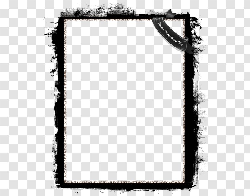 Picture Frames Line White Pattern - Monochrome Photography - Promotional Borders Transparent PNG