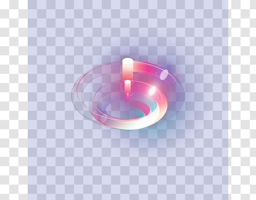 Pink Circle Wallpaper - Creative Stage Neon Lamp Transparent PNG