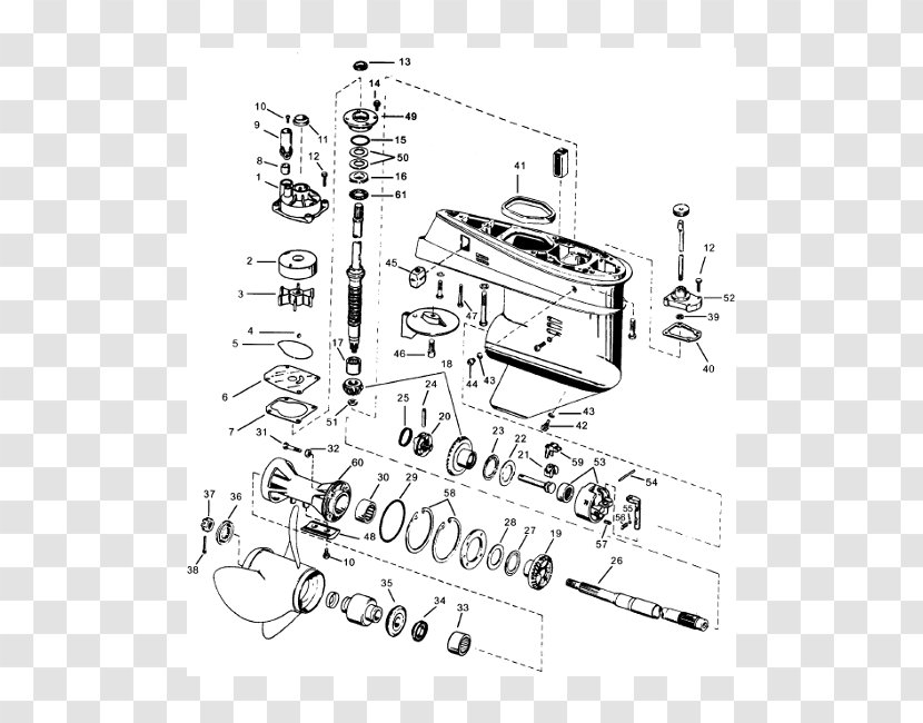 Evinrude Outboard Motors Johnson Outboards Mercury Marine Corporation - Engine Transparent PNG