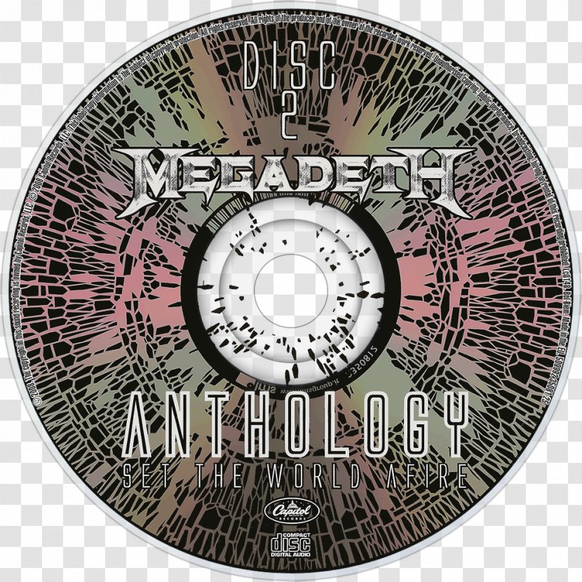 Compact Disc Anthology: Set The World Afire Megadeth Double Album - Cartoon Transparent PNG