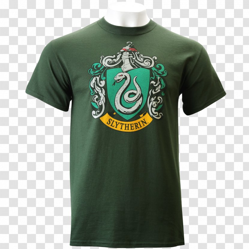 T-shirt Hoodie Slytherin House Sweater Top - Clothing Transparent PNG