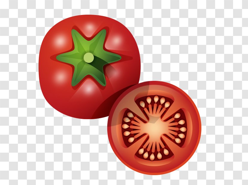 Tomato Juice Dish - Vecteur - Red Tomatoes Transparent PNG