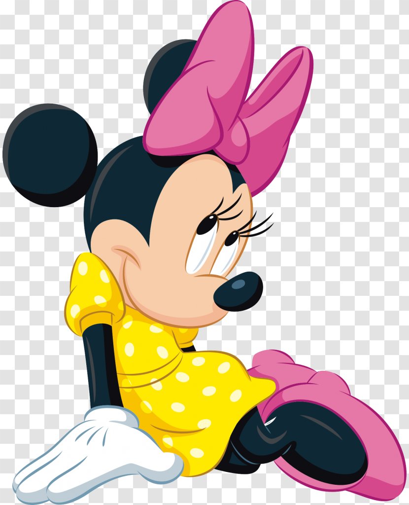 Minnie Mouse Mickey Drawing - Pink - Mega Transparent PNG