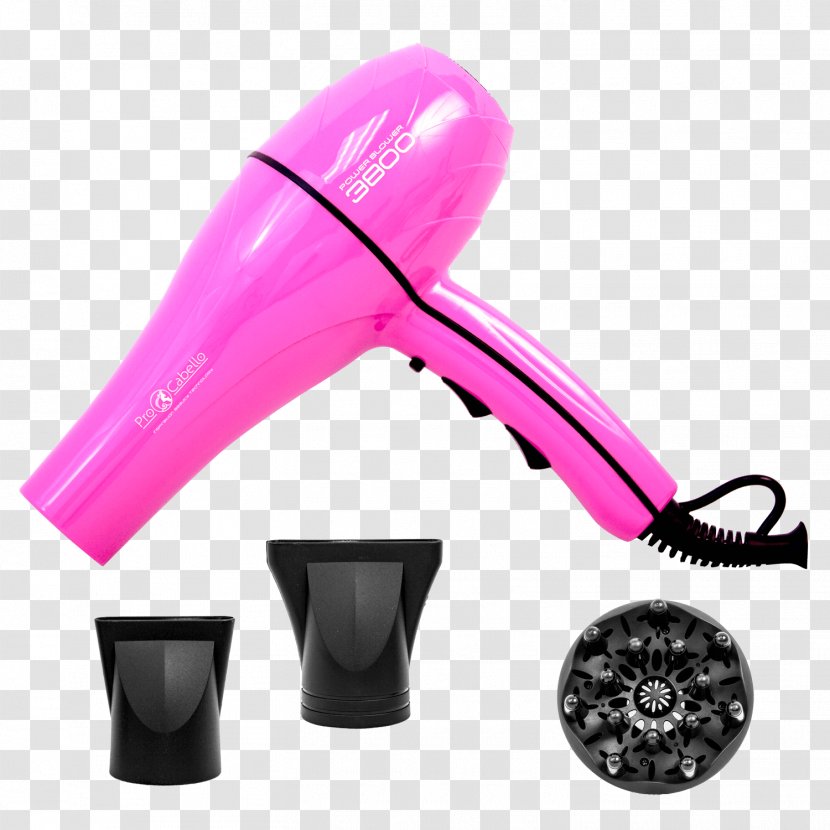 Hair Dryers Brush Pink M Transparent PNG