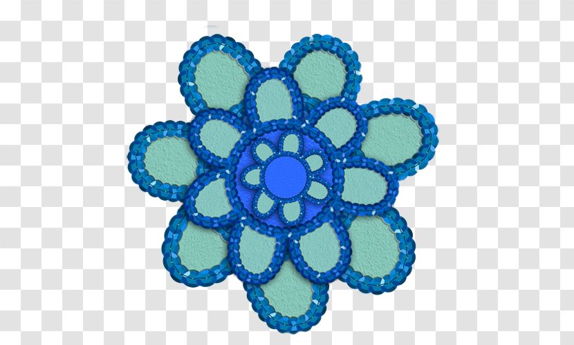 Flower Cobalt Blue Turquoise - Petal - Flor Transparent PNG