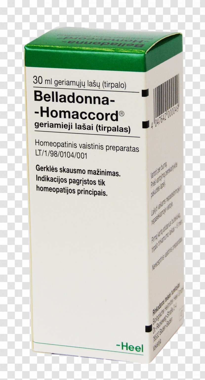 Homeopathy Pharmaceutical Drug Belladonna Pain Milliliter - Child - Ai Material Transparent PNG