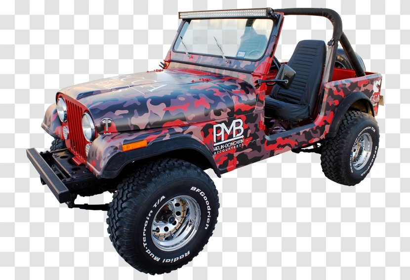 Jeep CJ Model Car Off-roading Transparent PNG