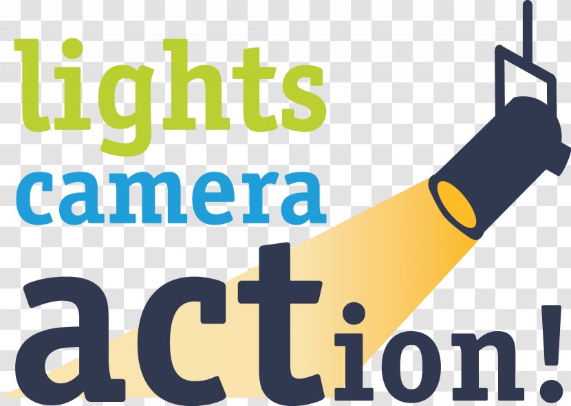 Filmmaking Light Production Companies Clip Art - Lights Camera Action Transparent PNG