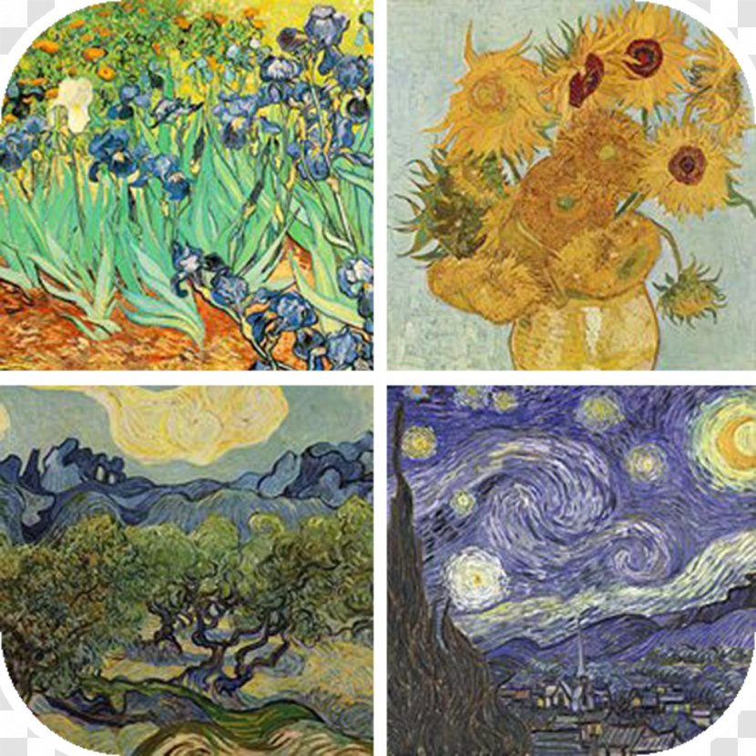 The Starry Night Museum Of Modern Art Almond Blossoms Painting Artist Transparent PNG