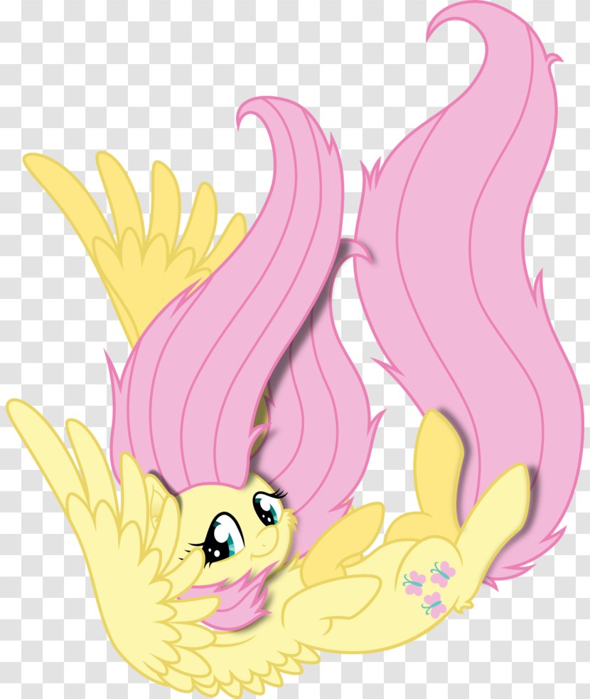 Fluttershy Pinkie Pie My Little Pony: Friendship Is Magic Fandom - Flower - Falling Vector Transparent PNG