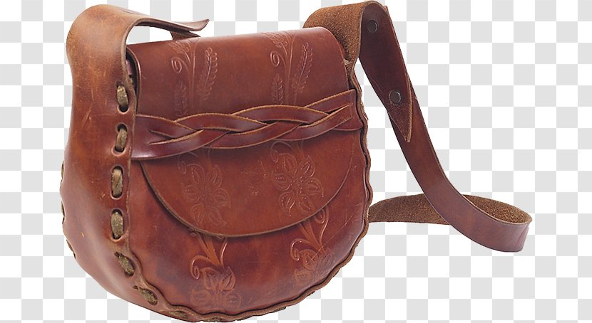 Leather Crafting Handbag - Shoulder Bag Transparent PNG