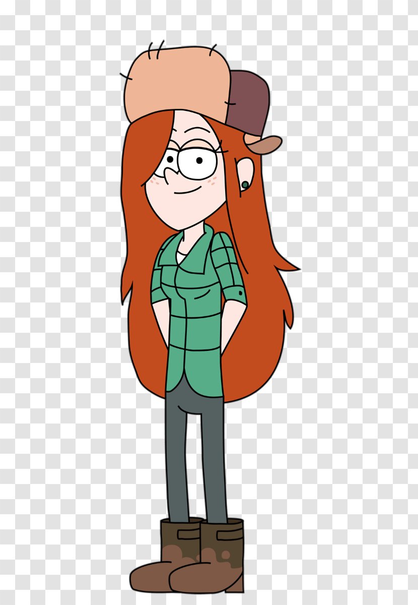 Wendy Phineas Flynn Mabel Pines Dipper Art - Hand - Standing Transparent PNG
