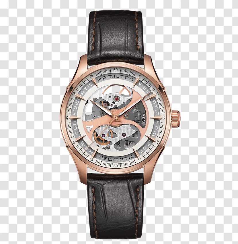 Automatic Watch Hamilton Company Skeleton Strap Transparent PNG