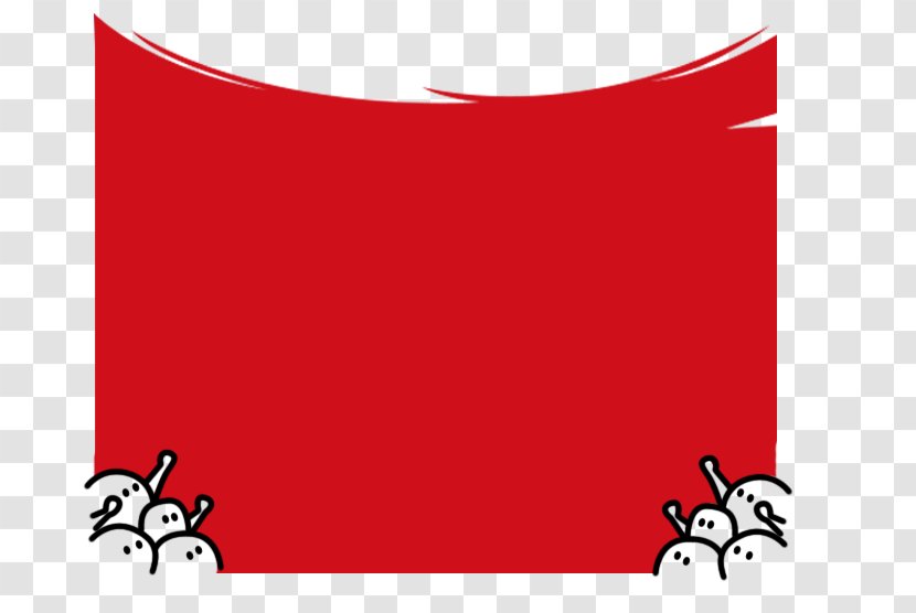 Red Flag Illustration - Heart - Flags Transparent PNG