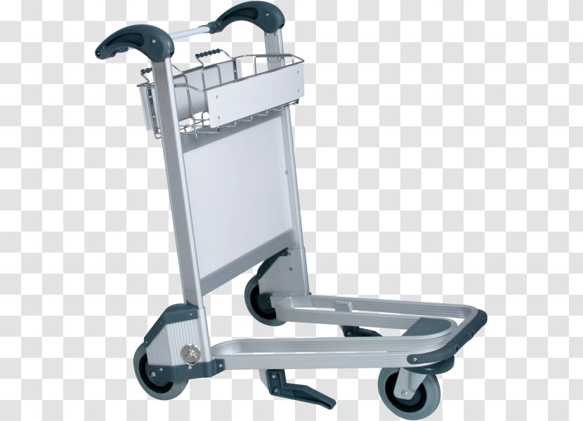 Baggage Cart Trolley Airport - Vehicle - Trolly Transparent PNG