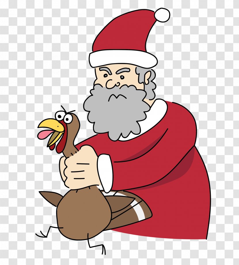 Santa Claus Clip Art Christmas Day Thumb - Fictional Character Transparent PNG