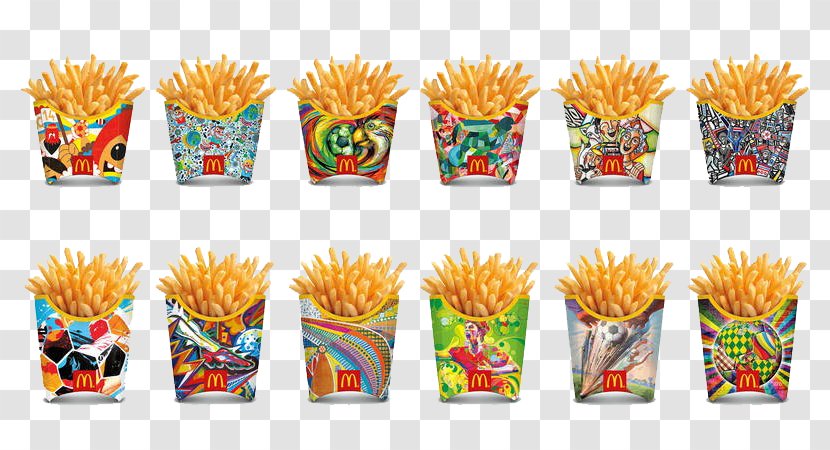 2014 FIFA World Cup McDonald's French Fries 2018 - New Packaging Design Transparent PNG