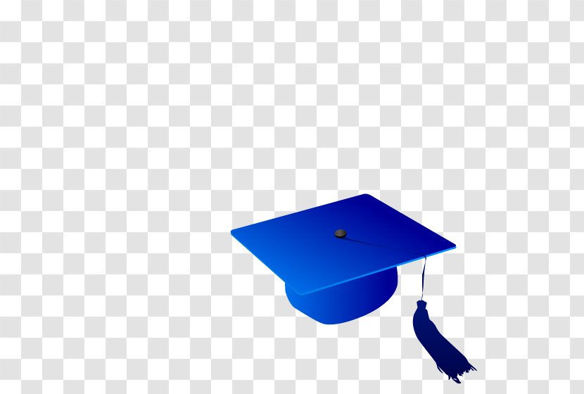 Blue Cartoon Hat - Animation - Bachelor Of Cap Transparent PNG