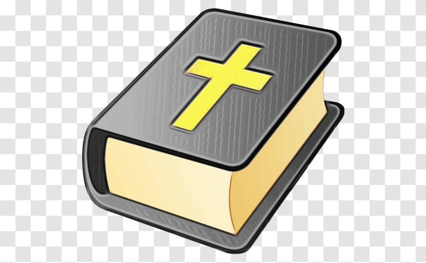 Yellow Cross Symbol Line Icon Transparent PNG