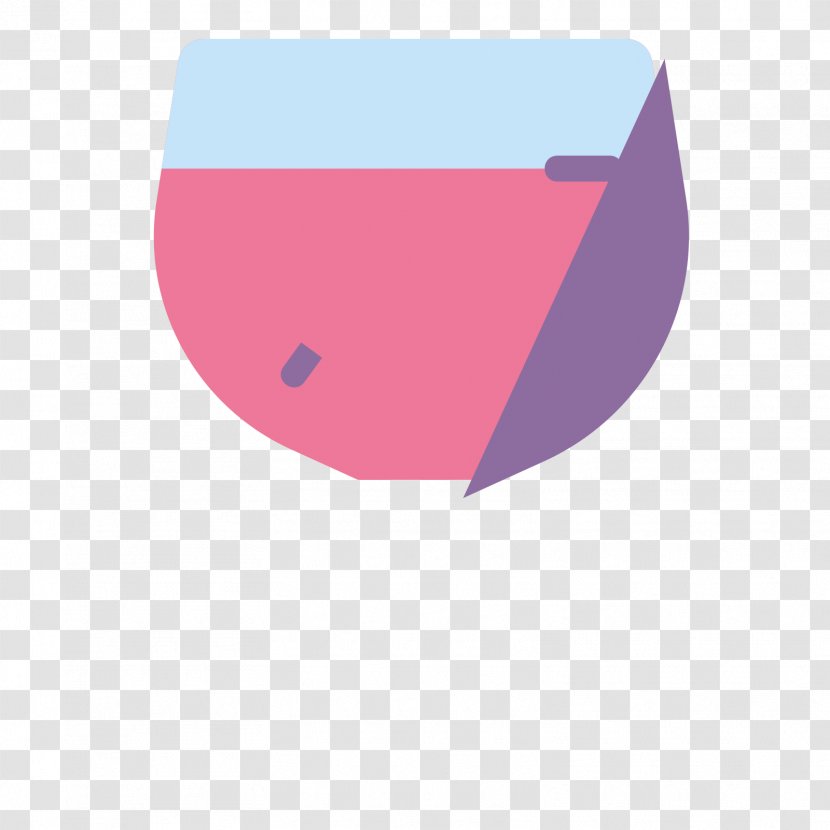 Magenta Purple Violet Lilac Maroon - Rectangle - Wineglass Transparent PNG