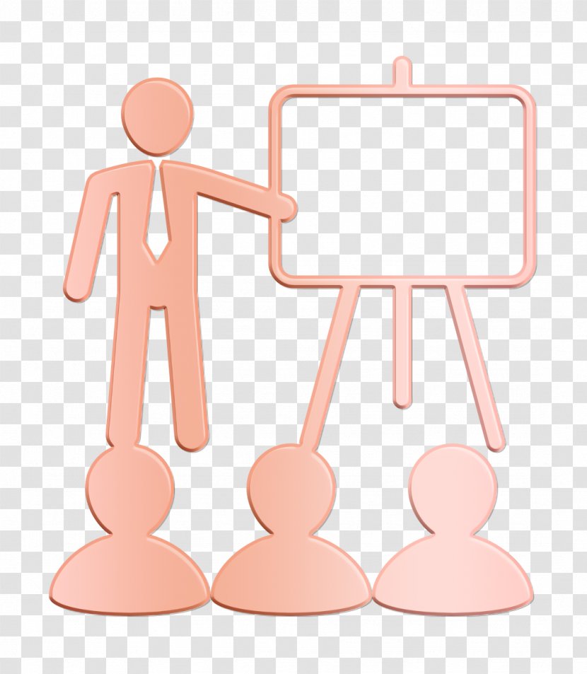 Class Icon Seo And Sem People - Gesture - Training Transparent PNG